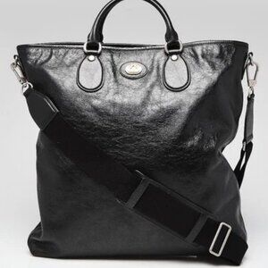 Gucci Black Textured Leather Morpheus Militare Crossbody Tote Bag